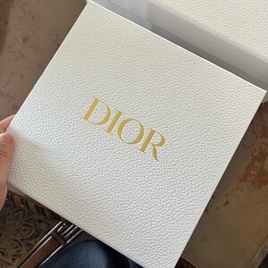 Dior White and Gold Gift Box
